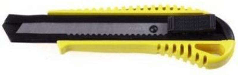 Нож STAYER "MASTER" с выдвижным сегментированным лезвием, автофиксация, 18мм Image