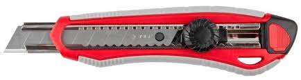 Нож ЗУБР "МАСТЕР" с сегментированным лезвием, двухкомпонентный корпус, механический фиксатор, сталь У8А, 18мм Image